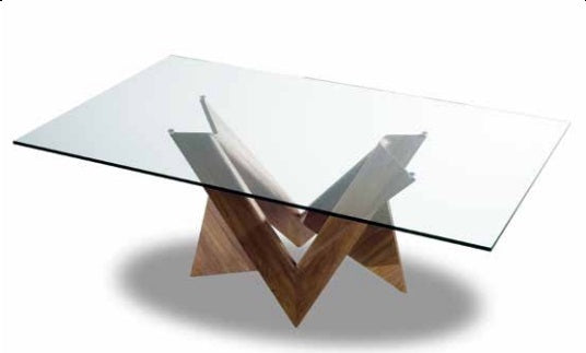 Mathematique 72 luxury dining table top view