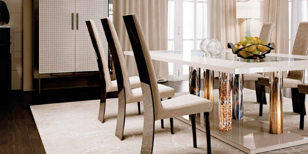 Designer luxury dining table made in Italy by Reflex