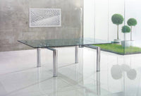 Policleto expandable table glass design - italydesign.com