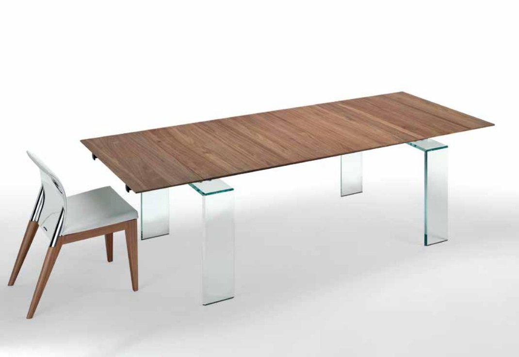Dardo Silicon Wood Luxury Level dining table by Reflex made in Italy