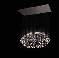 Stella Lampadario chandelier in dark room - italydesign.com