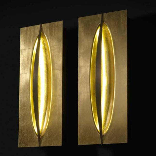 Gold lighting units by Reflex