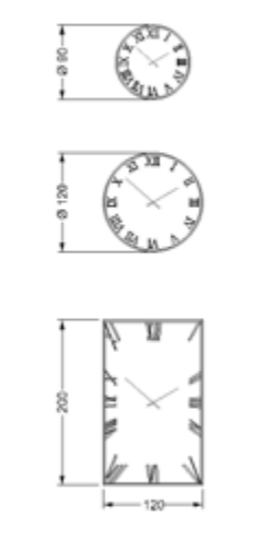 Italian clock product specs