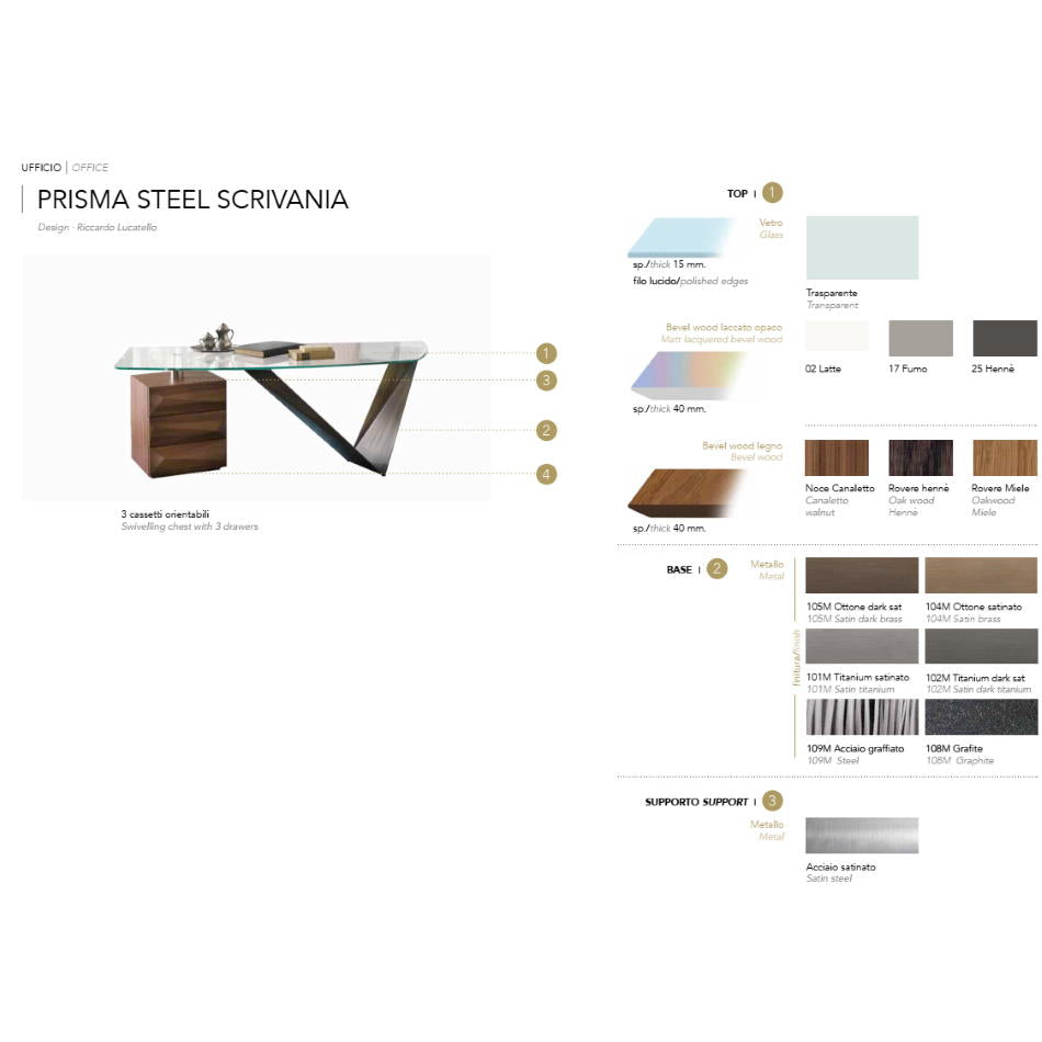 Prisma Steel Scrivania