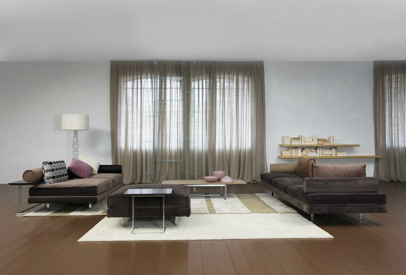 Luxury modern modular sofa by Il Loft made in Italy in Brown