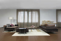 Luxury modern modular sofa by Il Loft made in Italy in Brown