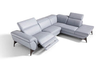 Micol reclining Italian sofa in white room