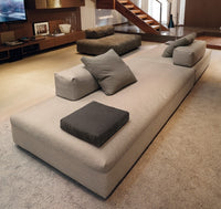 Monopoli Sofa - Moden Modular sofa system with movable backs by Desiree made in Italy