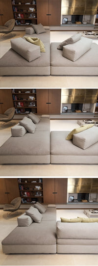Different modular configurations for the Monopoli Sofa