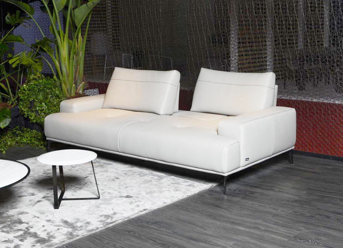 White Egeo sectional sofa made in Italy
