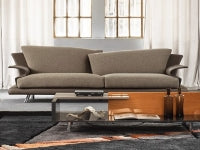 Luxury end sofa designed by Giorgio Saporiti for Il Loft made in Italy
