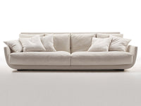 Tuliss Sofa - large white fluffy sofa