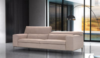 modern  Italian sofa  with  feather filled  cushions