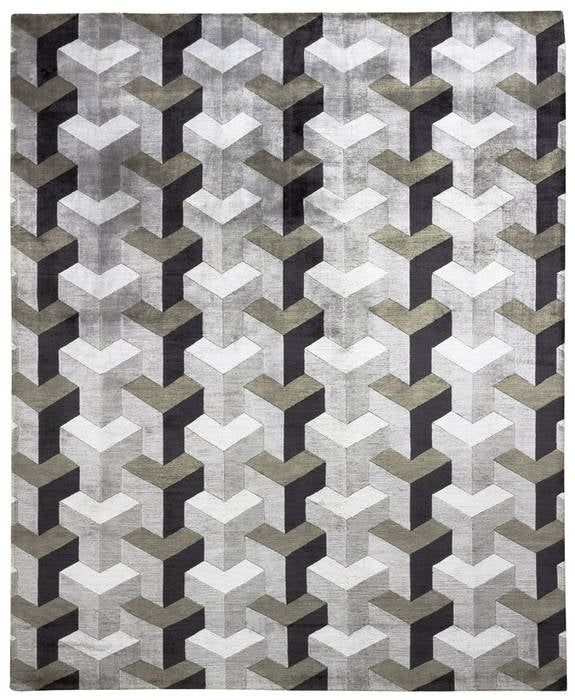 Verner Panton - Ypsilon - Modern  carpet with geometric design by Verner Panton